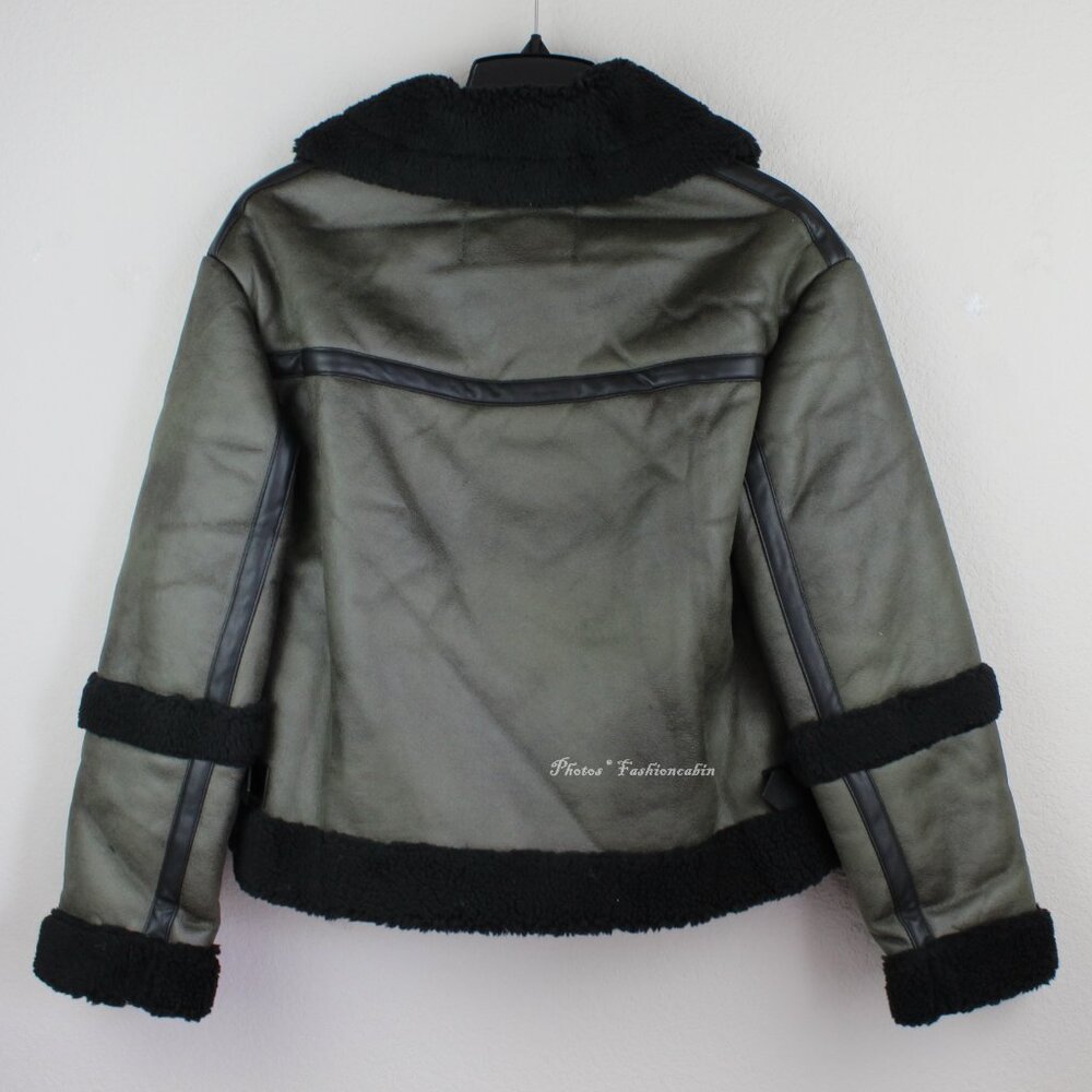 Frye Shearling Aviator Jacket S - image 4